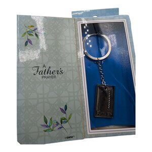 A Father's Prayer "Father" Keyring By Ganz Silver Tone Father's Day Gift For Dad
